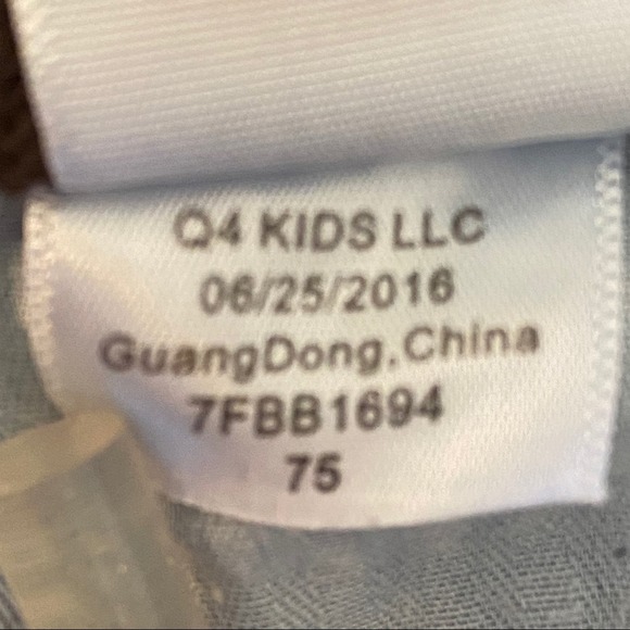 7 for all Mankind Paxtyn Distressed Straight Leg Jeans Youth Size 14 Medium Wash - Picture 9 of 9